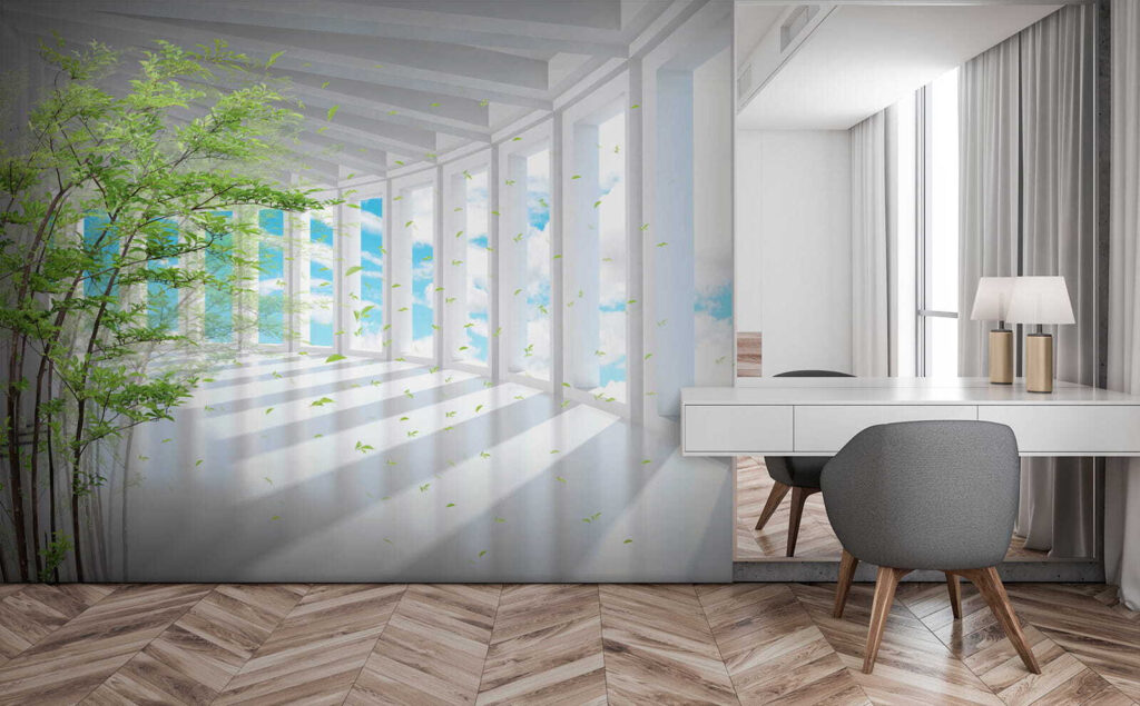 Bamboe in lichte gangen — interieur 4