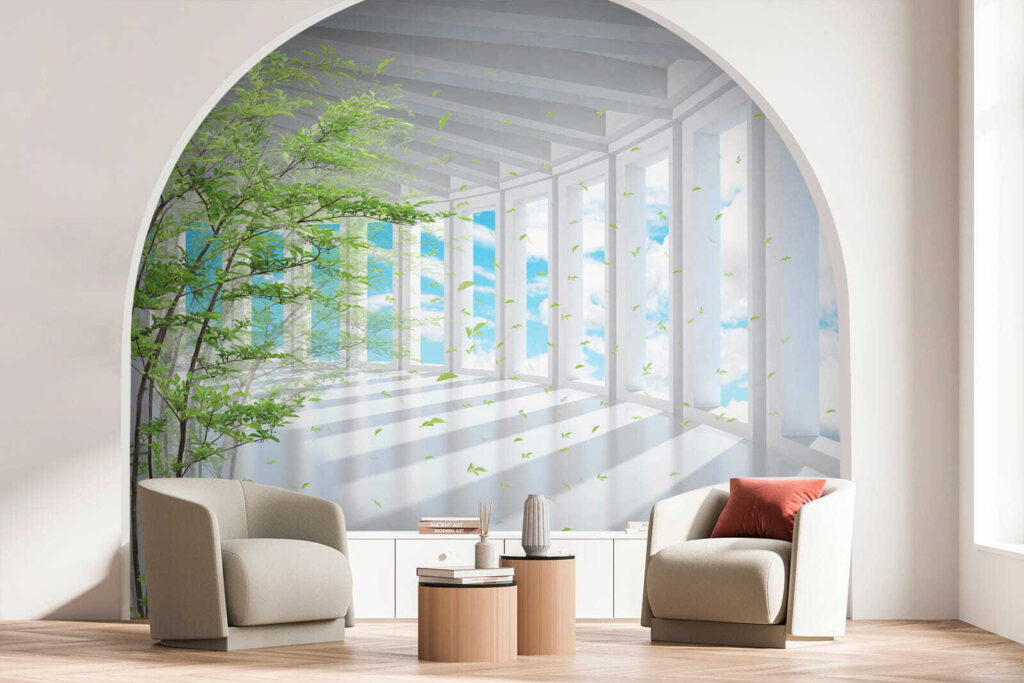 Bamboe in lichte gangen — interieur 5
