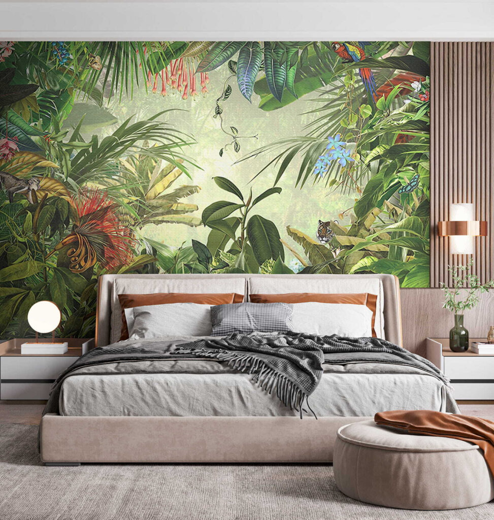 Dichte jungle rond licht — interieur 4