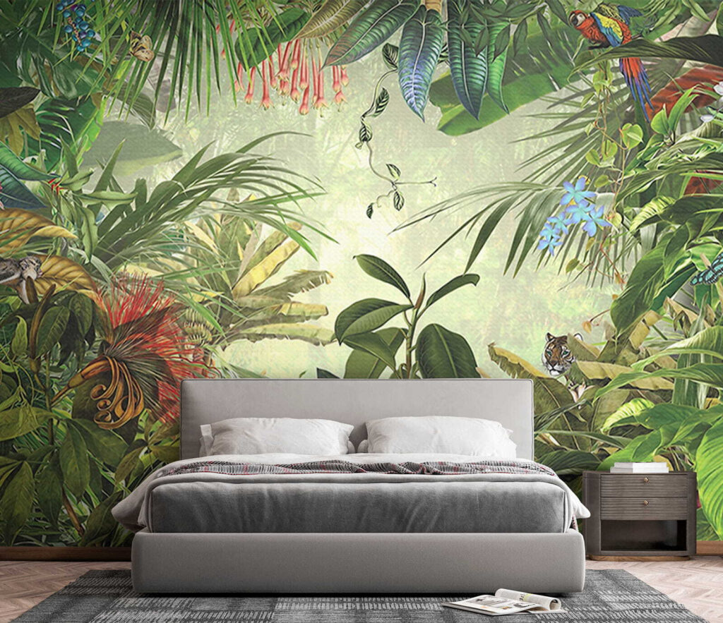 Dichte jungle rond licht — interieur 5