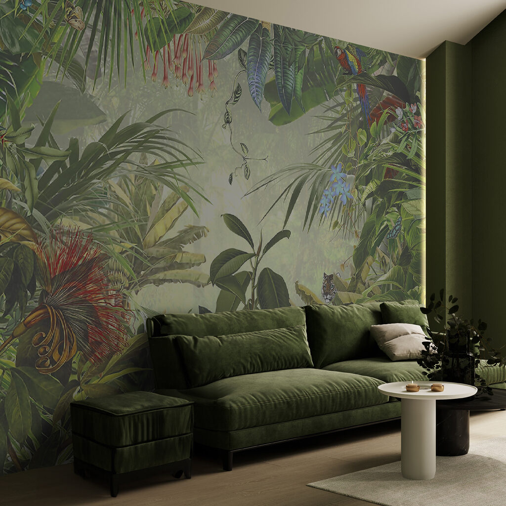 Dichte jungle rond licht — interieur 11