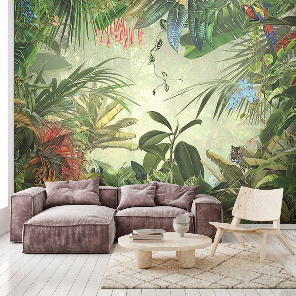 Dichte jungle rond licht — interieur 6