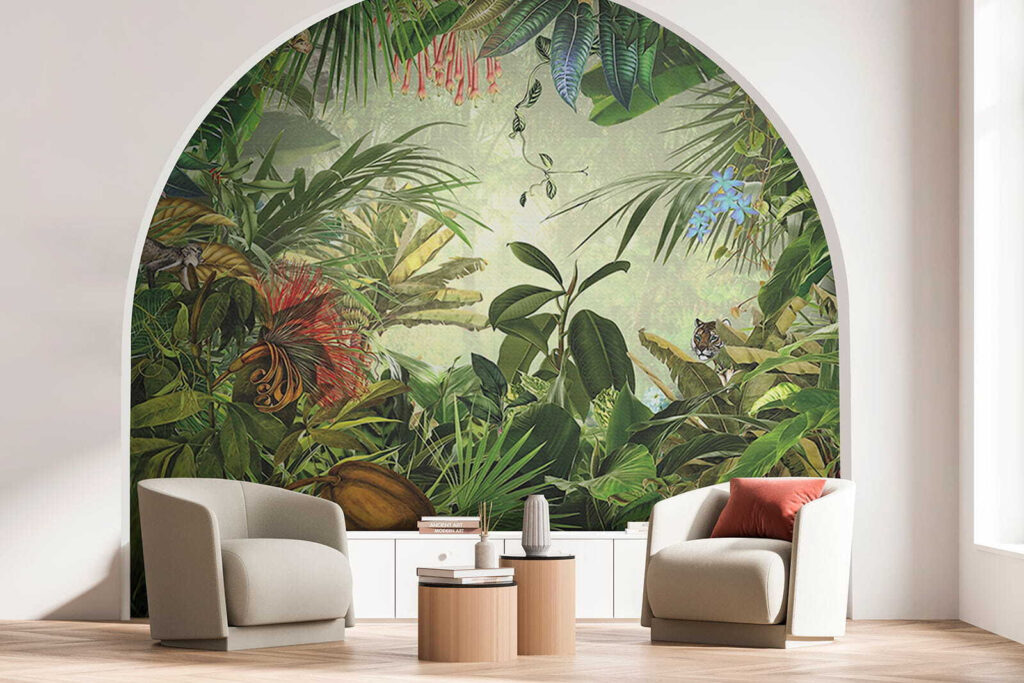 Dichte jungle rond licht — interieur 7