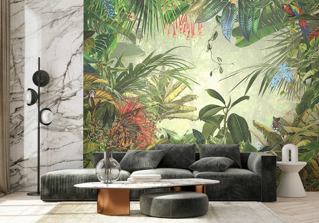 Dichte jungle rond licht — interieur 1