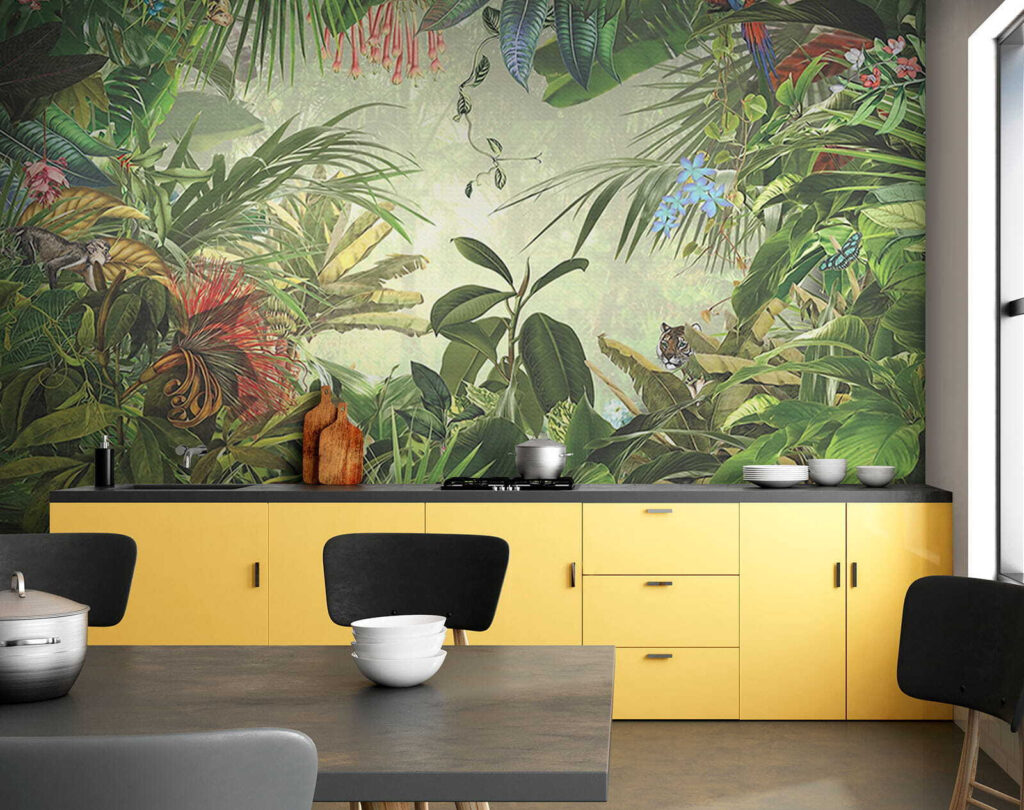 Dichte jungle rond licht — interieur 8