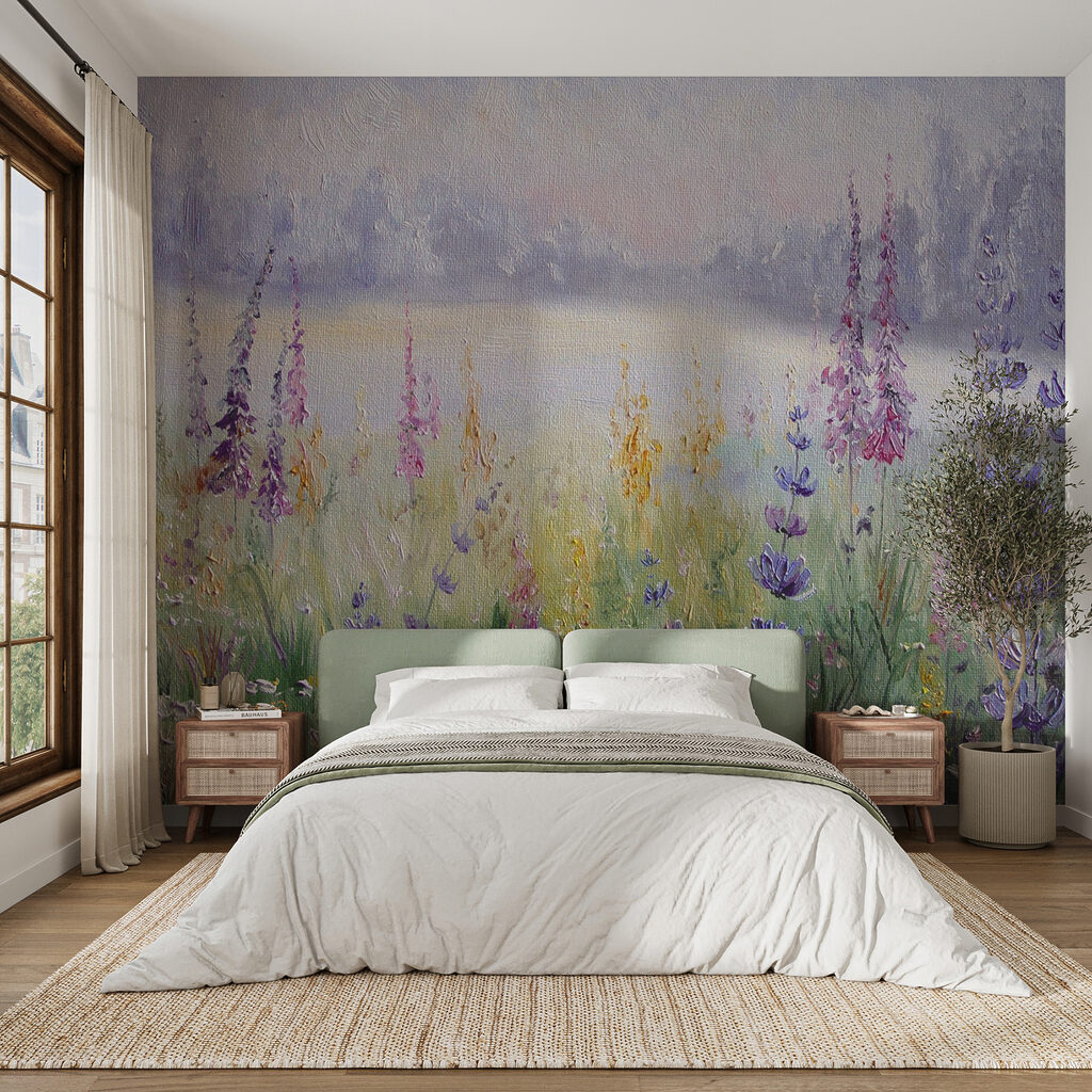 Bloemenweide aan een meer — interieur 11