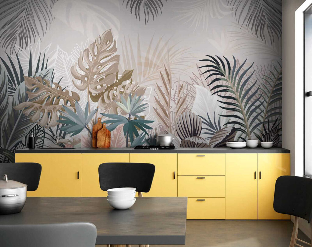 Groep planten met bladeren — interieur 8