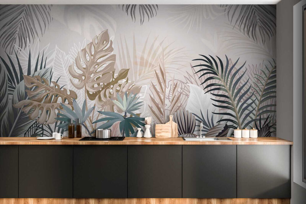 Groep planten met bladeren — interieur 9