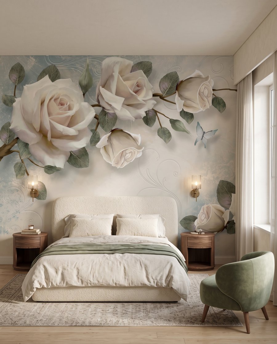Rozen langs lichte openingen — interieur 3