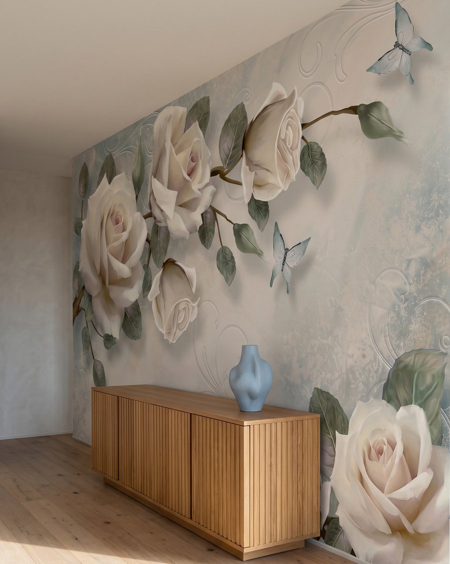 Rozen langs lichte openingen — interieur 4