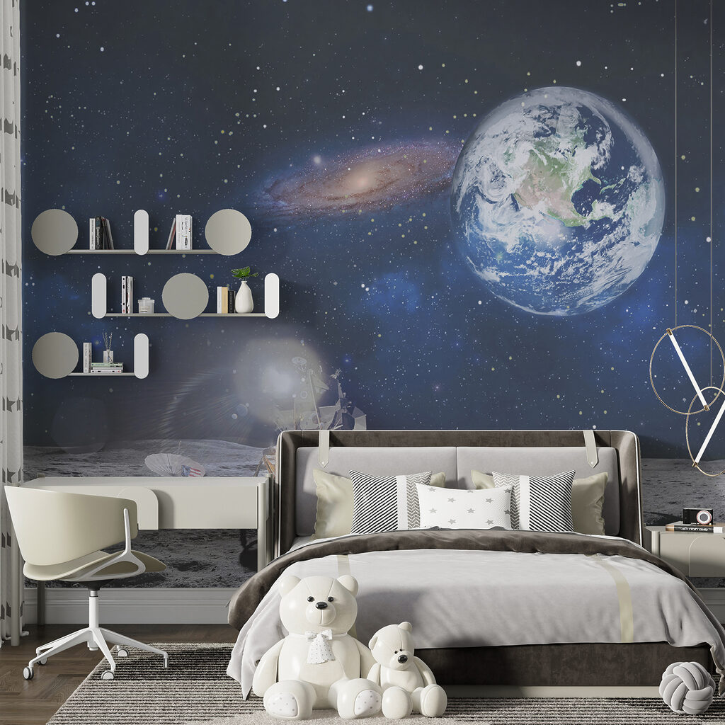 Aarde boven het maanoppervlak — interieur 3