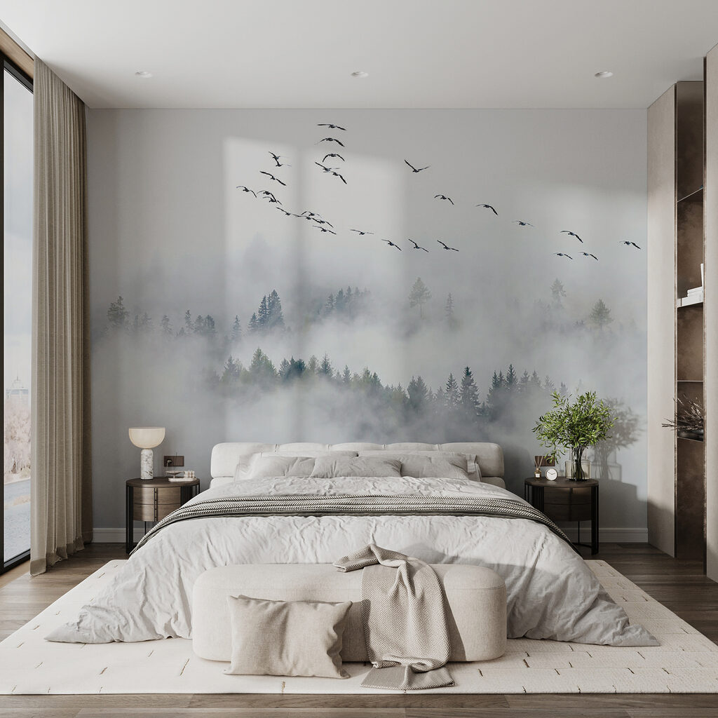 Bos tussen witte wolken — interieur 8