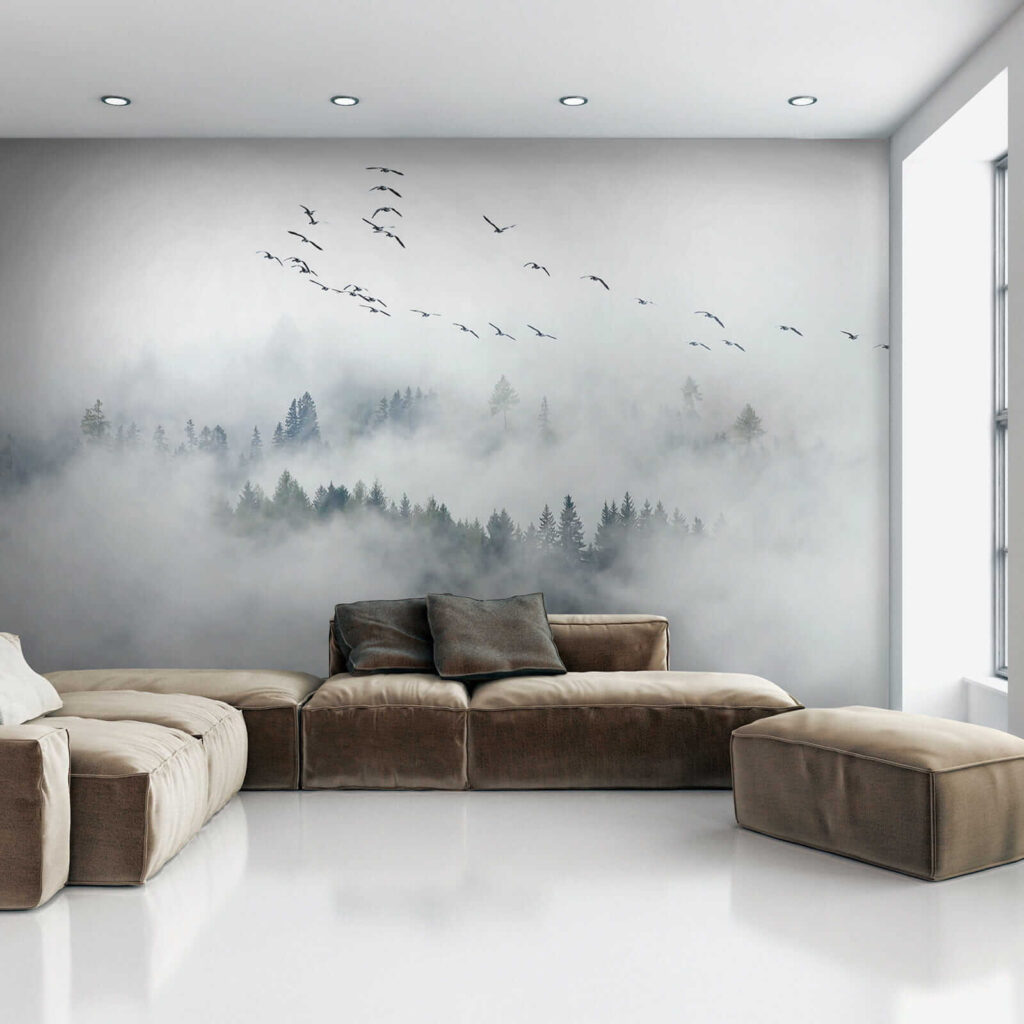Bos tussen witte wolken — interieur 6