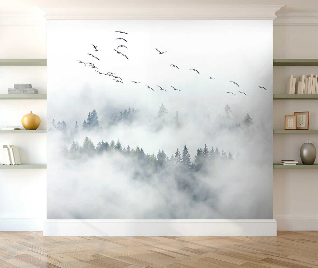 Bos tussen witte wolken — interieur 7