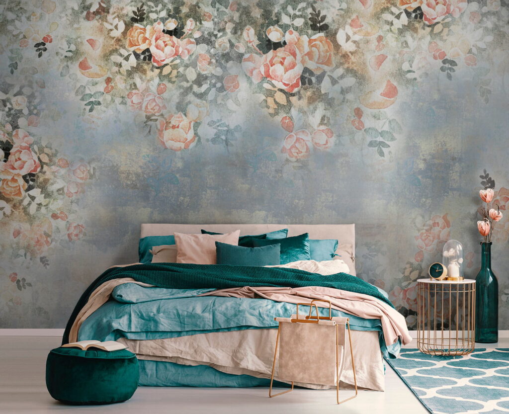 Rozen rond een verfwaas — interieur 3
