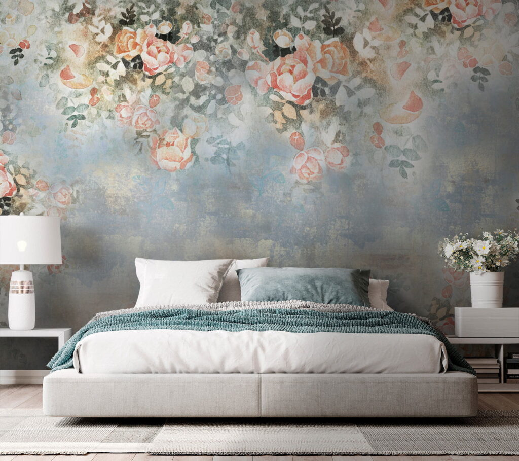 Rozen rond een verfwaas — interieur 1
