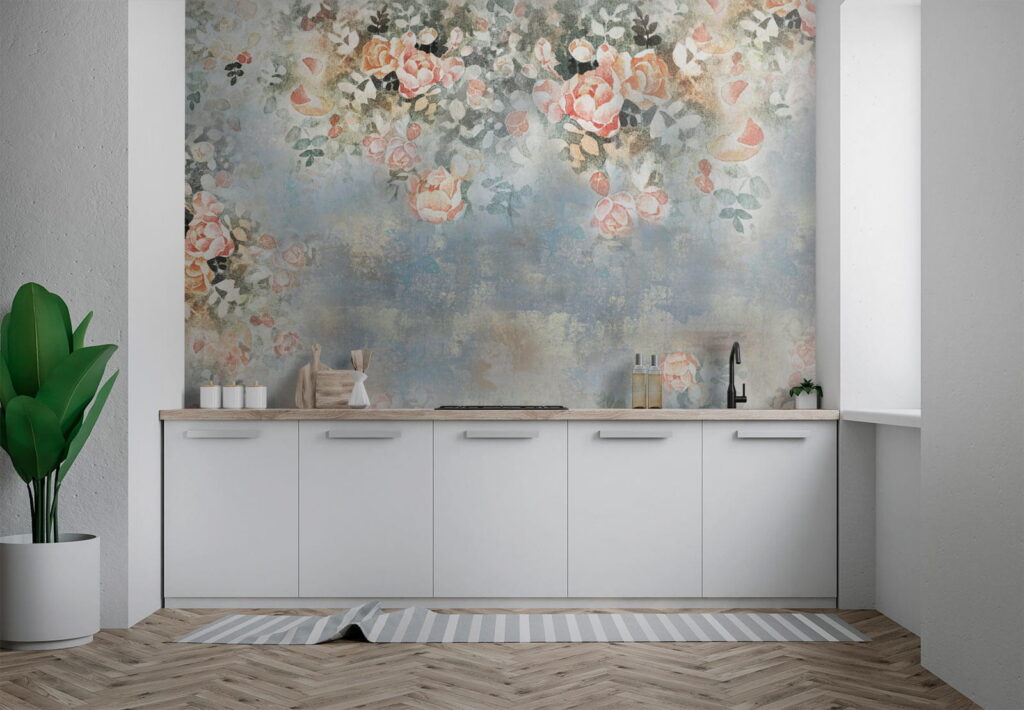 Rozen rond een verfwaas — interieur 5