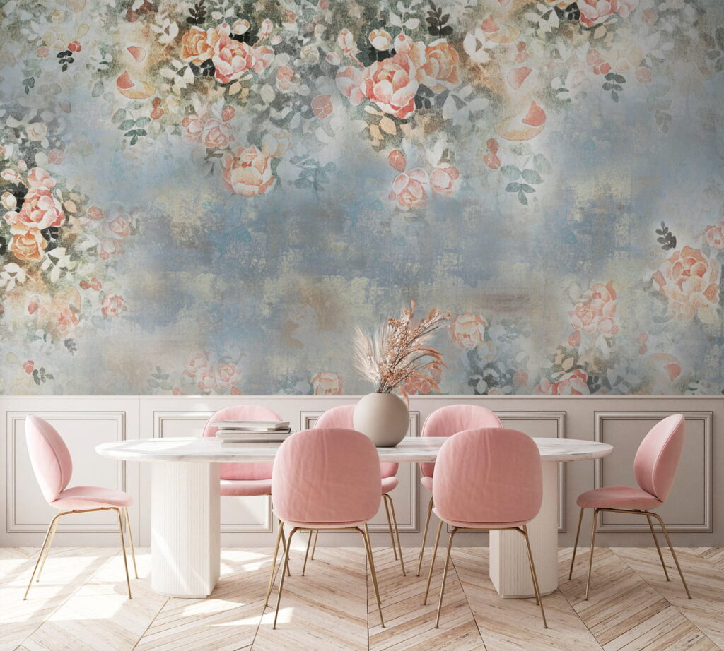 Rozen rond een verfwaas — interieur 6