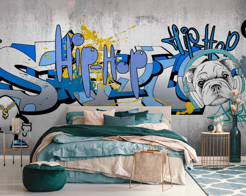Straatletters met cartoonfiguren — interieur 2