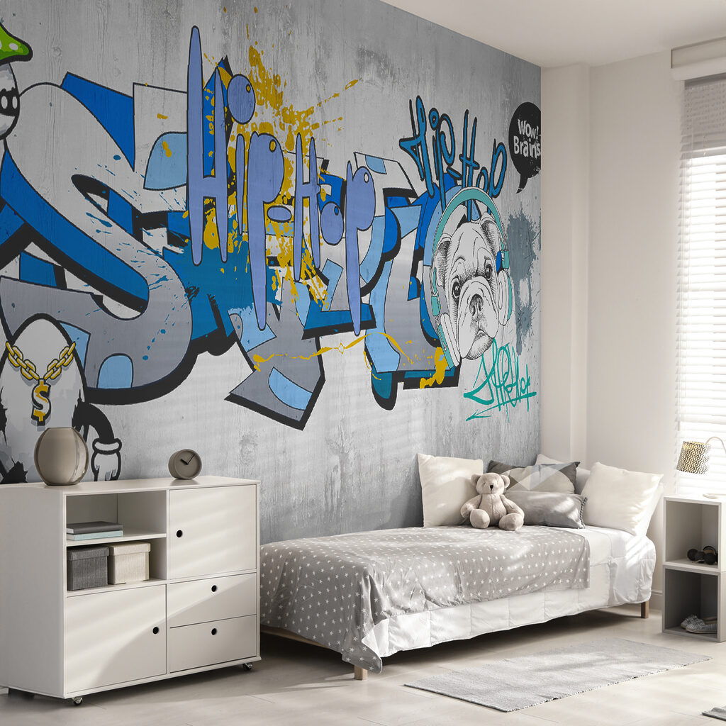 Straatletters met cartoonfiguren — interieur 4