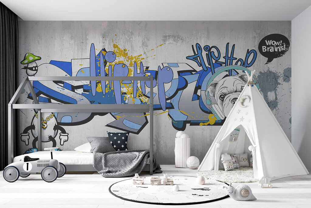 Straatletters met cartoonfiguren — interieur 3