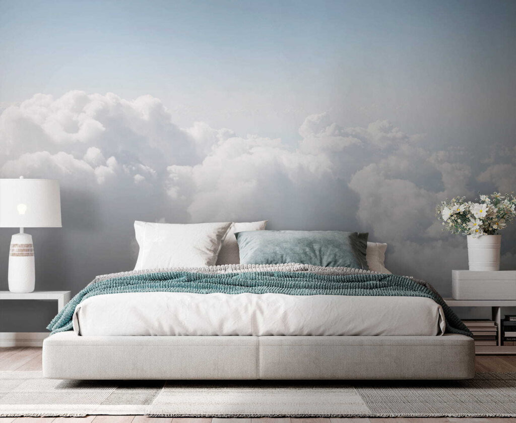 Zacht wolkendek van boven — interieur 1