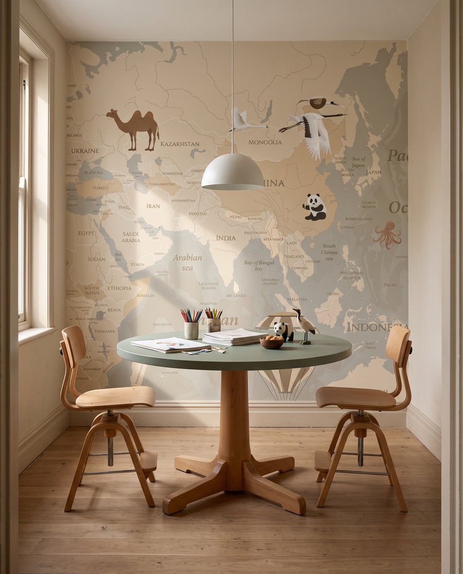 Op wereldreis — interieur 4