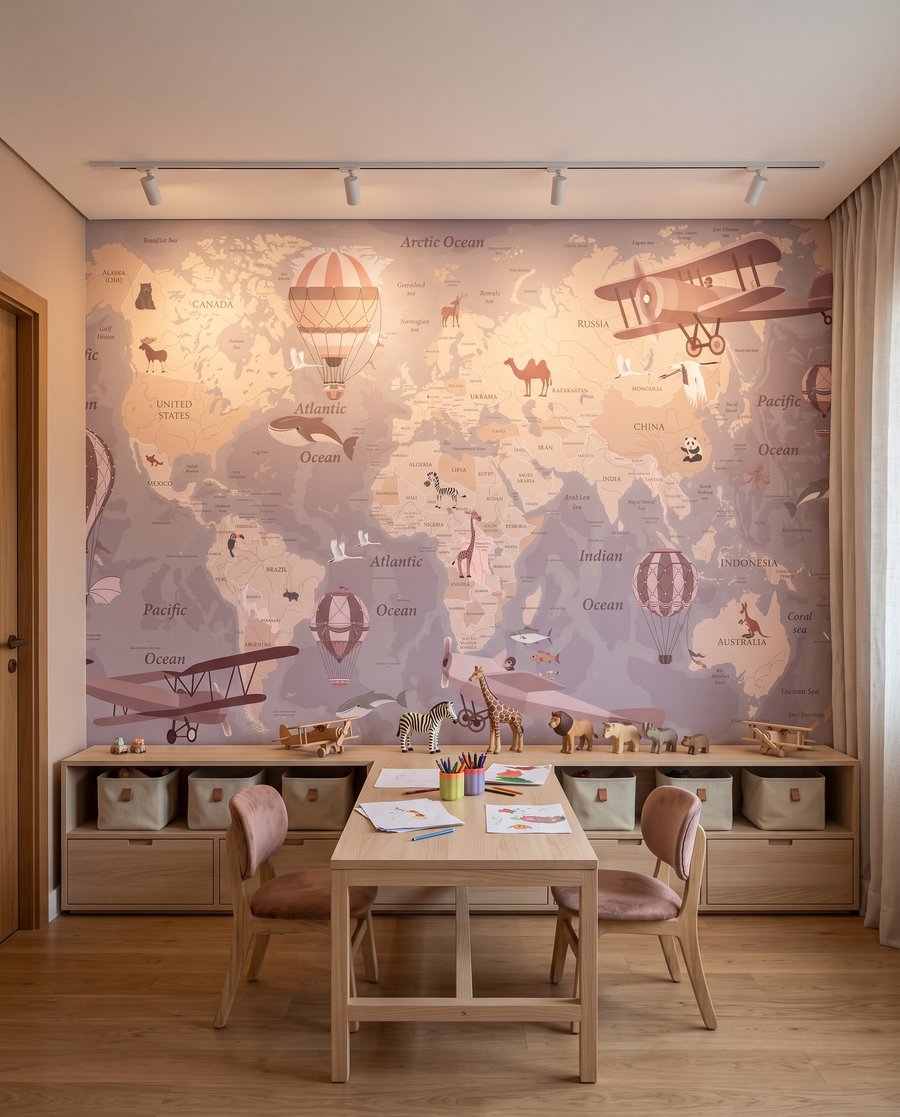 Op wereldreis — interieur 1