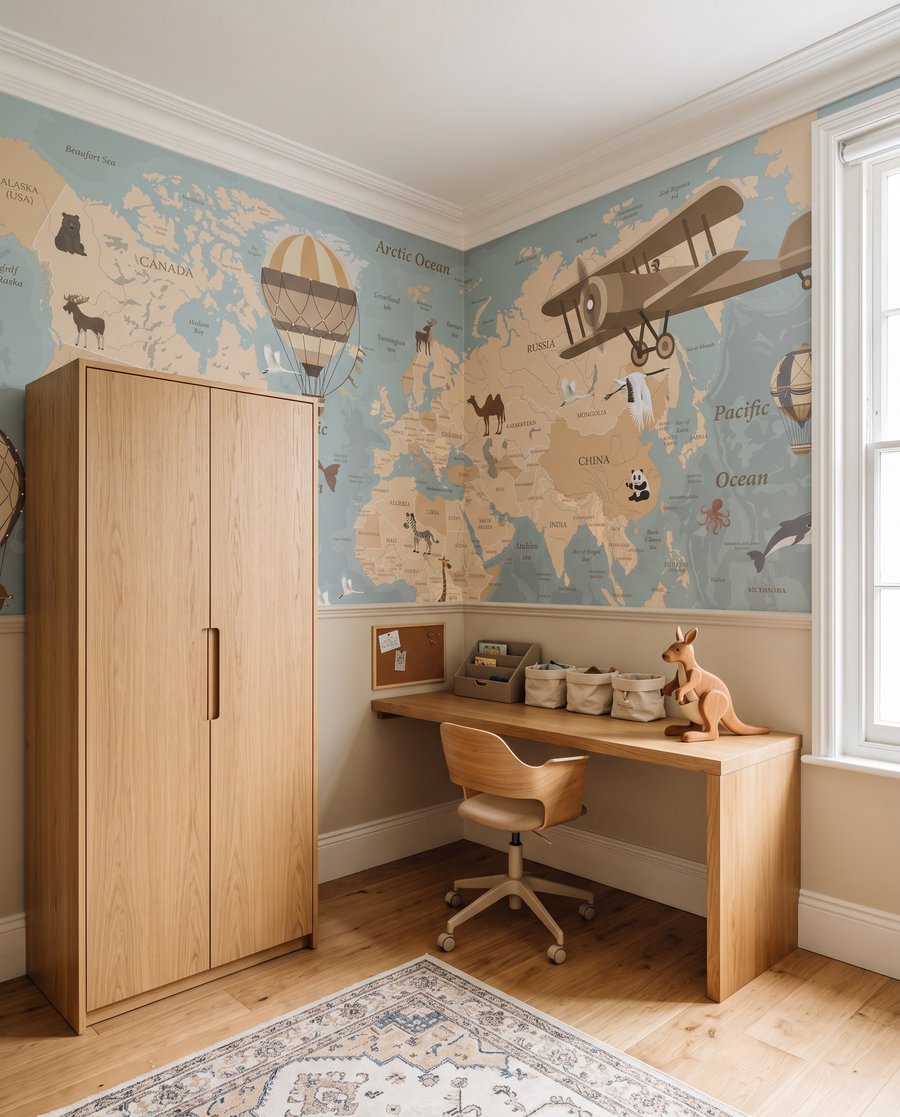 Op wereldreis — interieur 1
