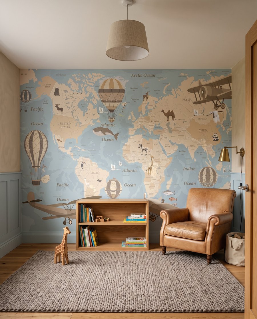 Op wereldreis — interieur 6