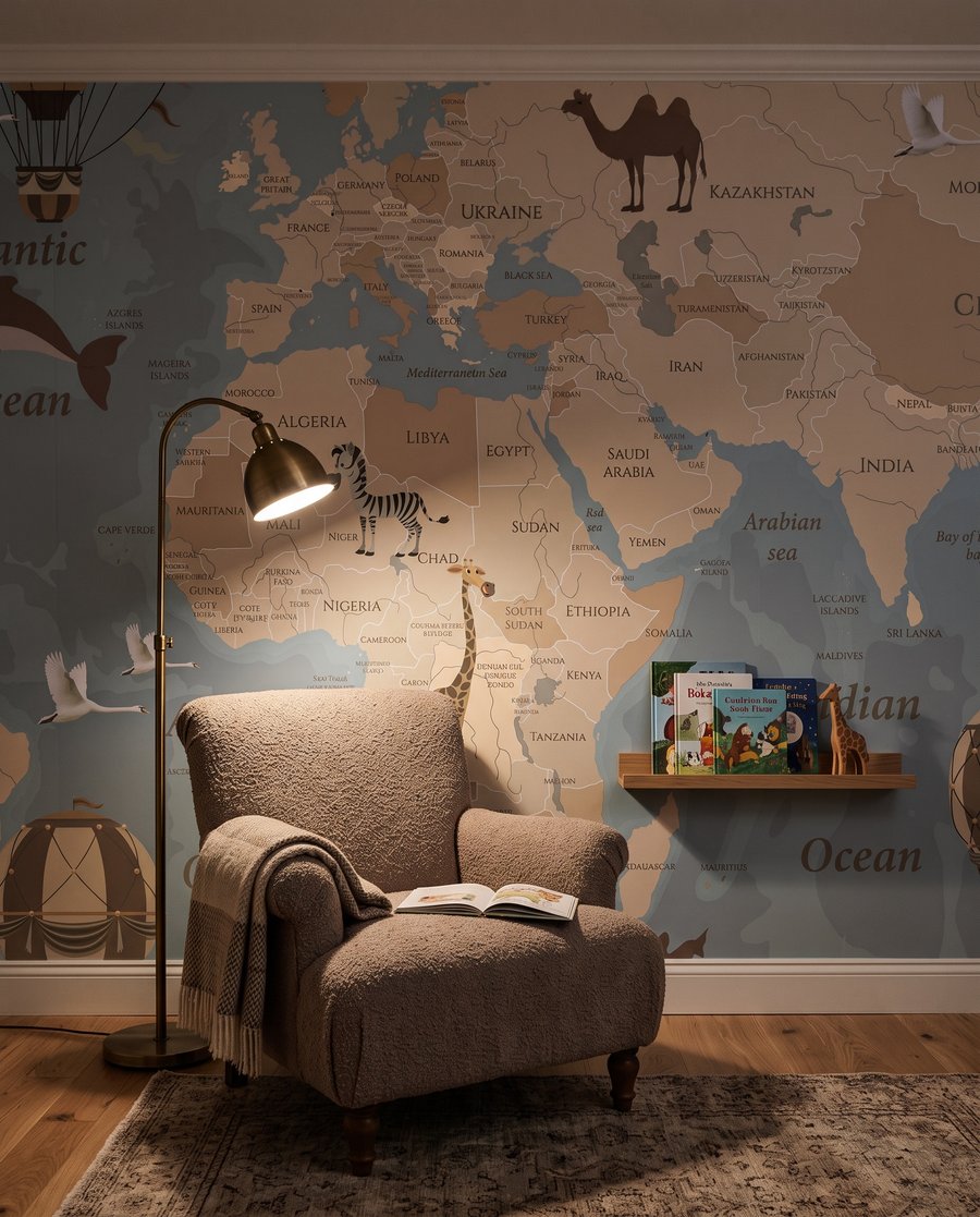 Op wereldreis — interieur 7