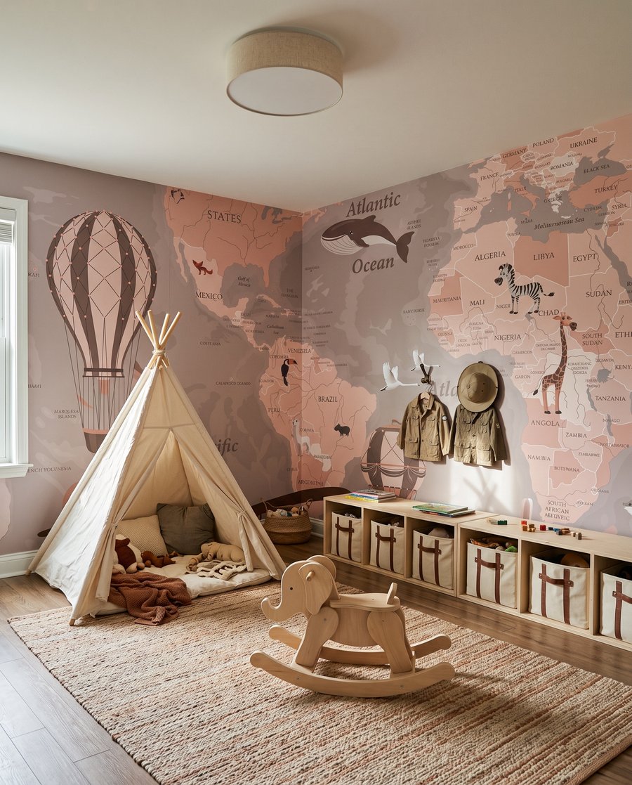 Op wereldreis — interieur 1