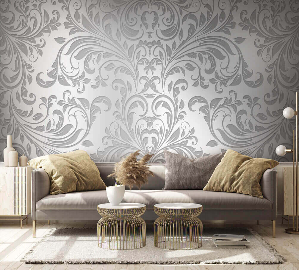 Grijze krullen als ornament — interieur 2