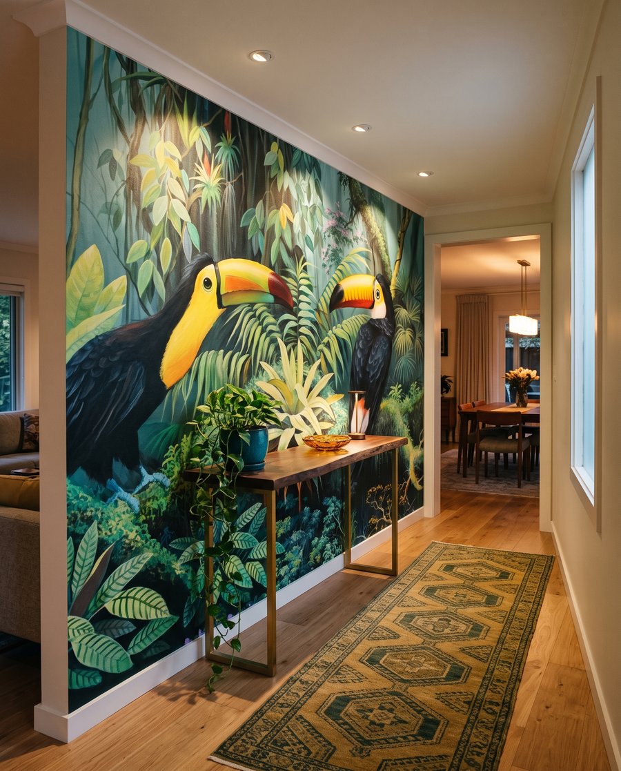 Toekans aan tropisch water — interieur 4