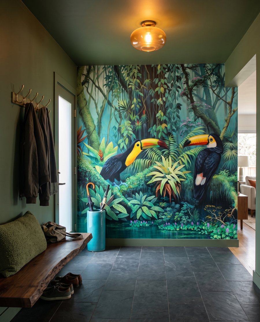 Toekans aan tropisch water — interieur 5