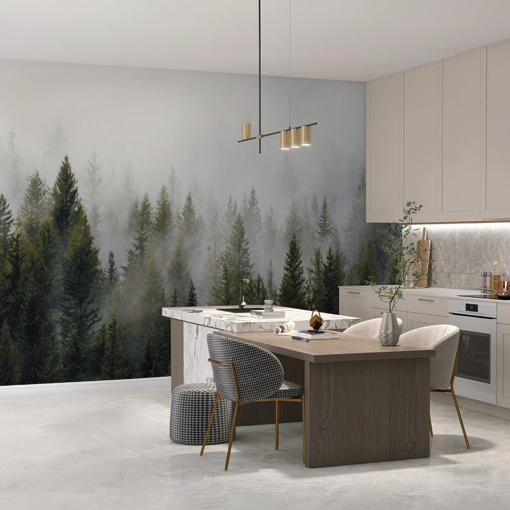 Dennen aan een mistgrens — interieur 11