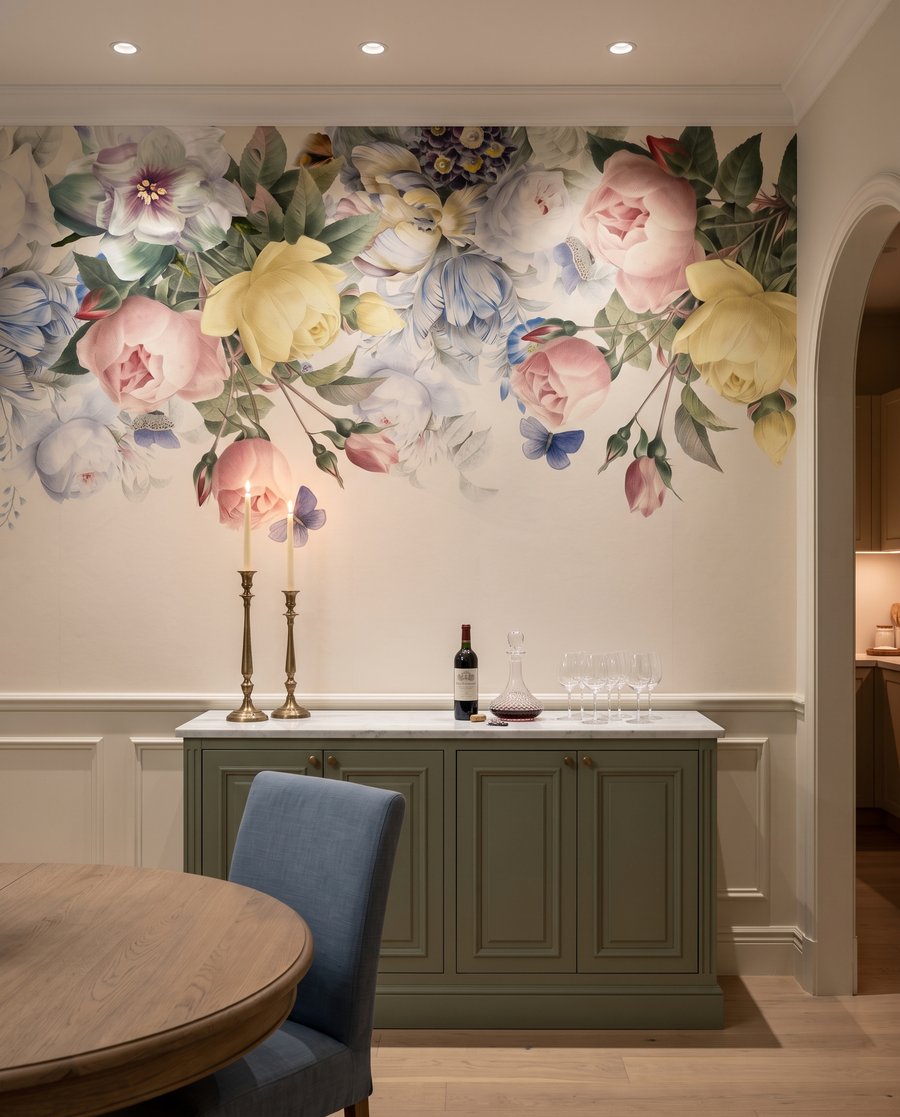 Bloemen als een afdak — interieur 5