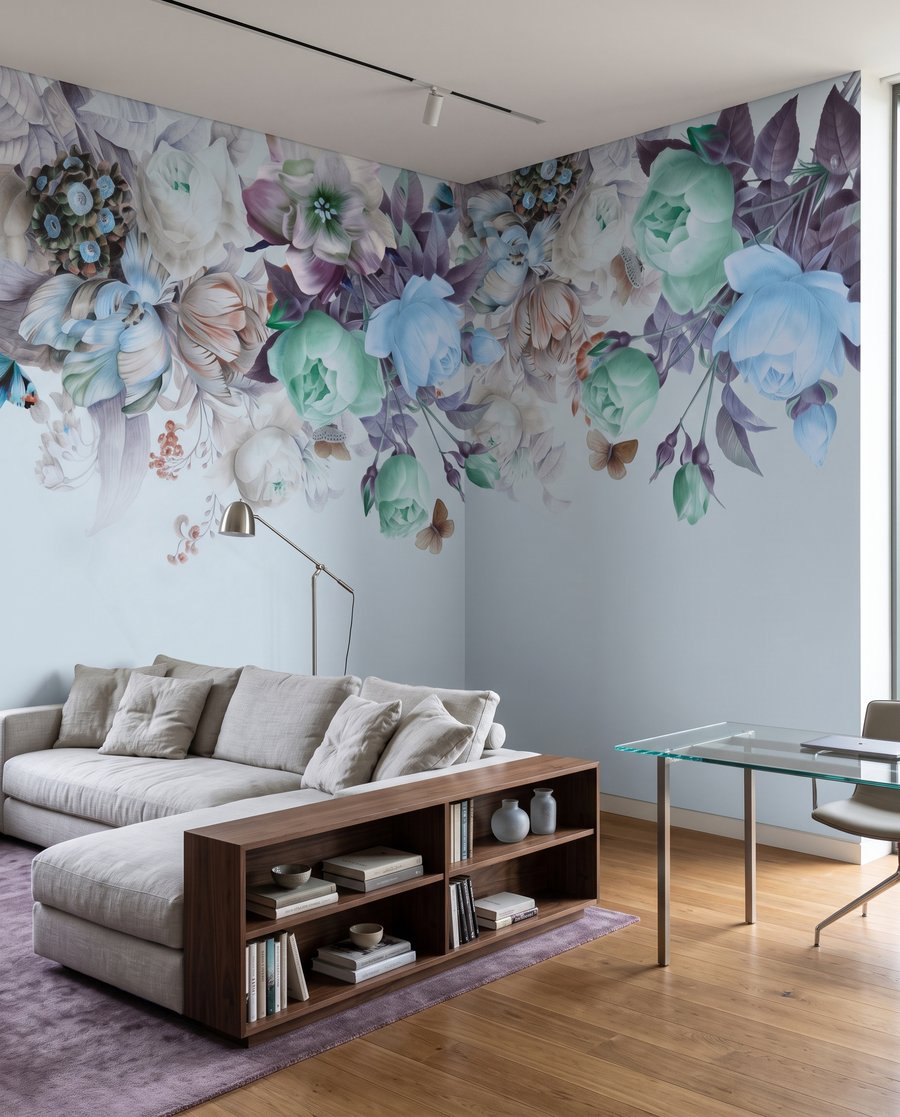 Boeket langs de bovenrand — interieur 1