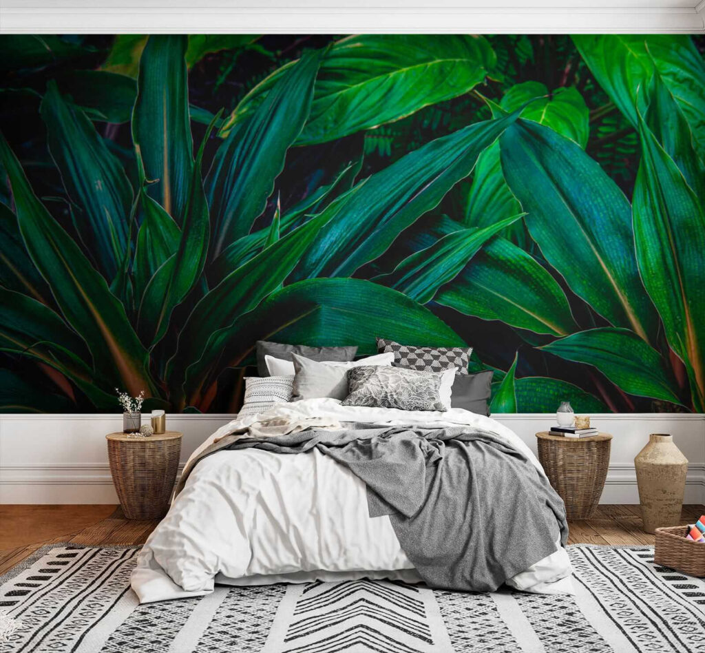 Diepgroene bladeren dicht opeen — interieur 3
