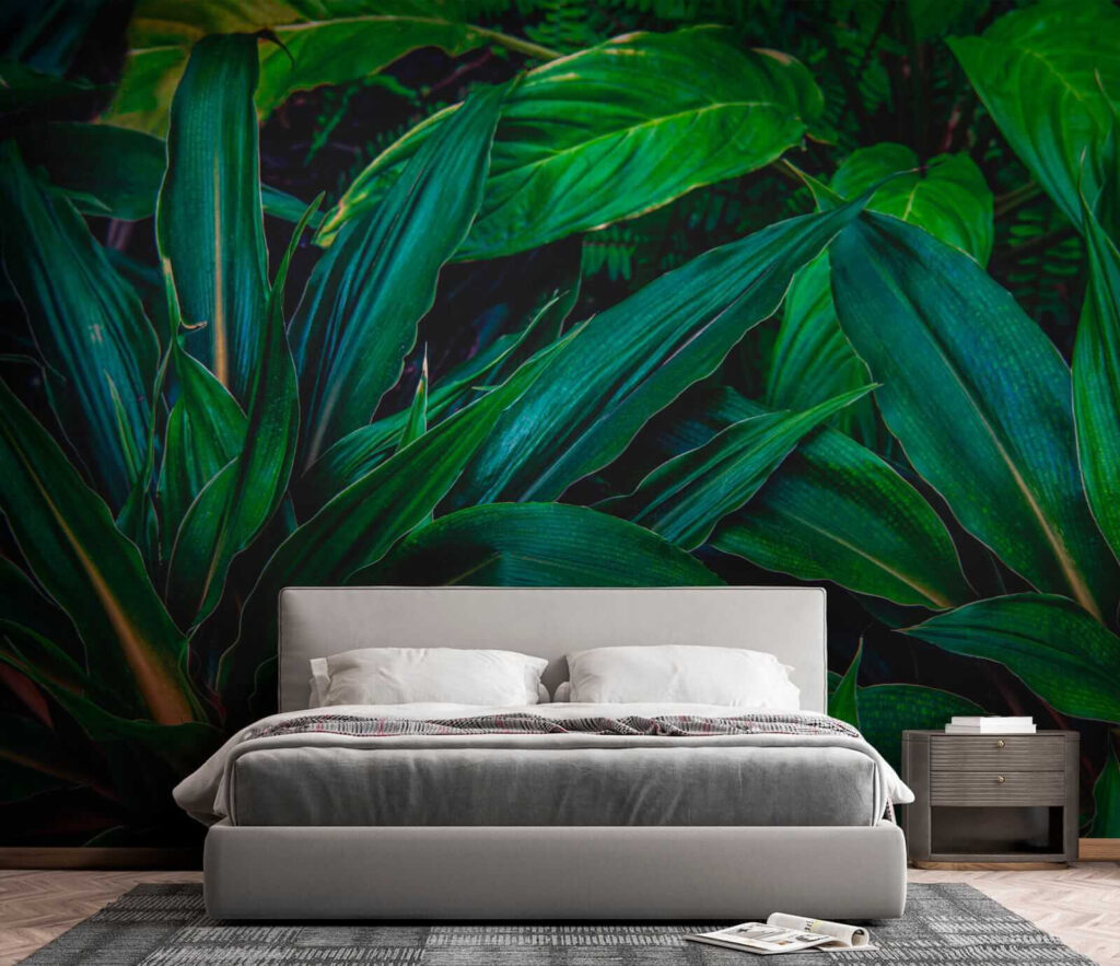 Diepgroene bladeren dicht opeen — interieur 4