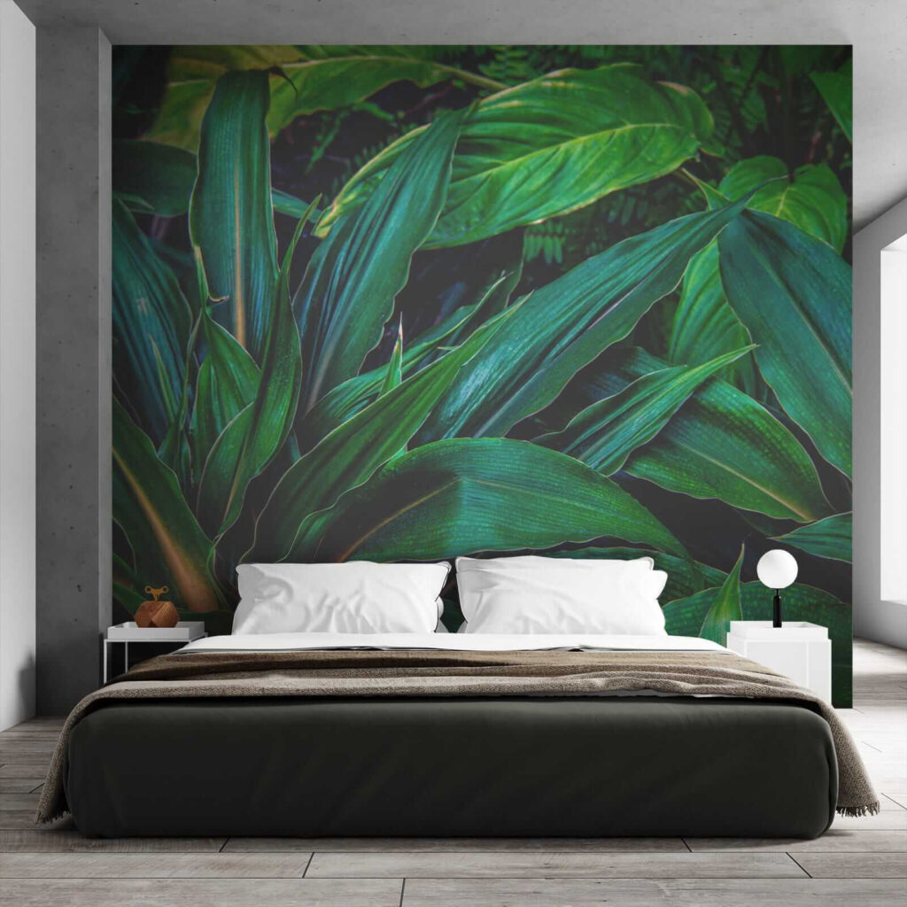 Diepgroene bladeren dicht opeen — interieur 5
