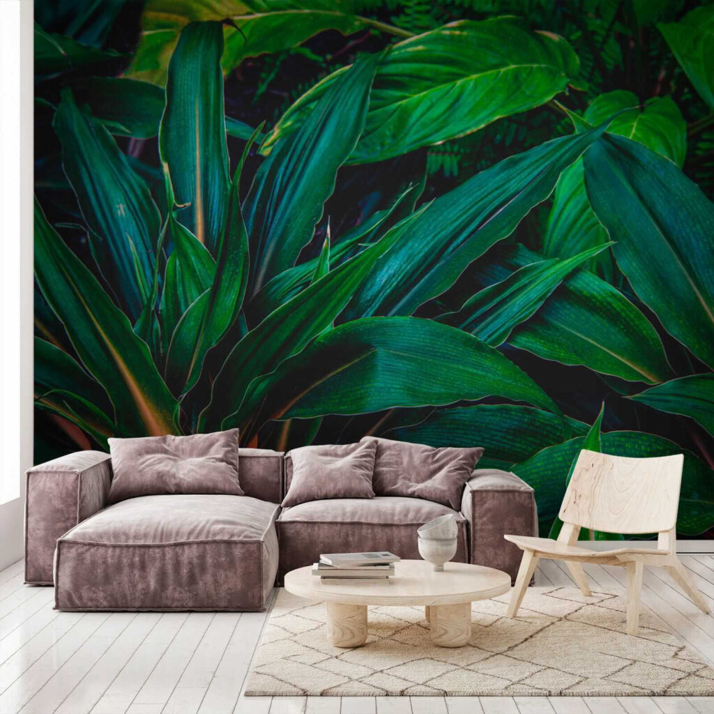 Diepgroene bladeren dicht opeen — interieur 6