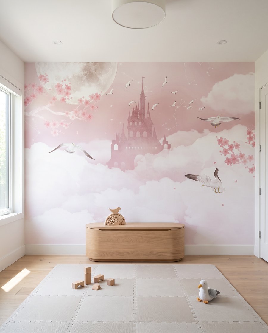 Kasteel tussen roze wolken — interieur 2