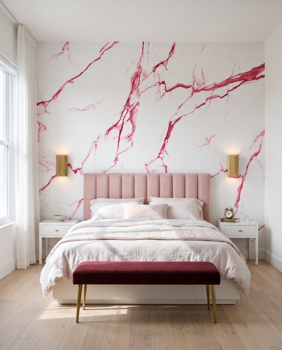 Vertakkende aders over kleur — interieur 2