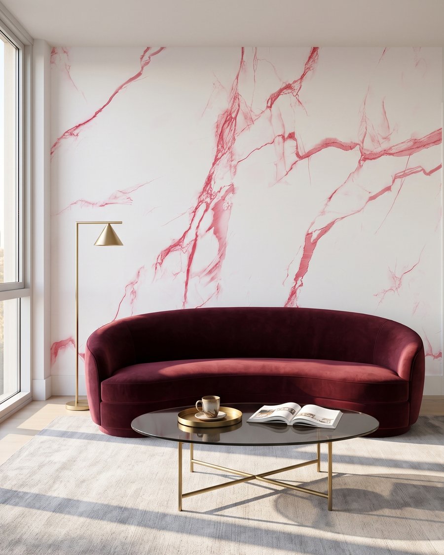 Vertakkende aders over kleur — interieur 3