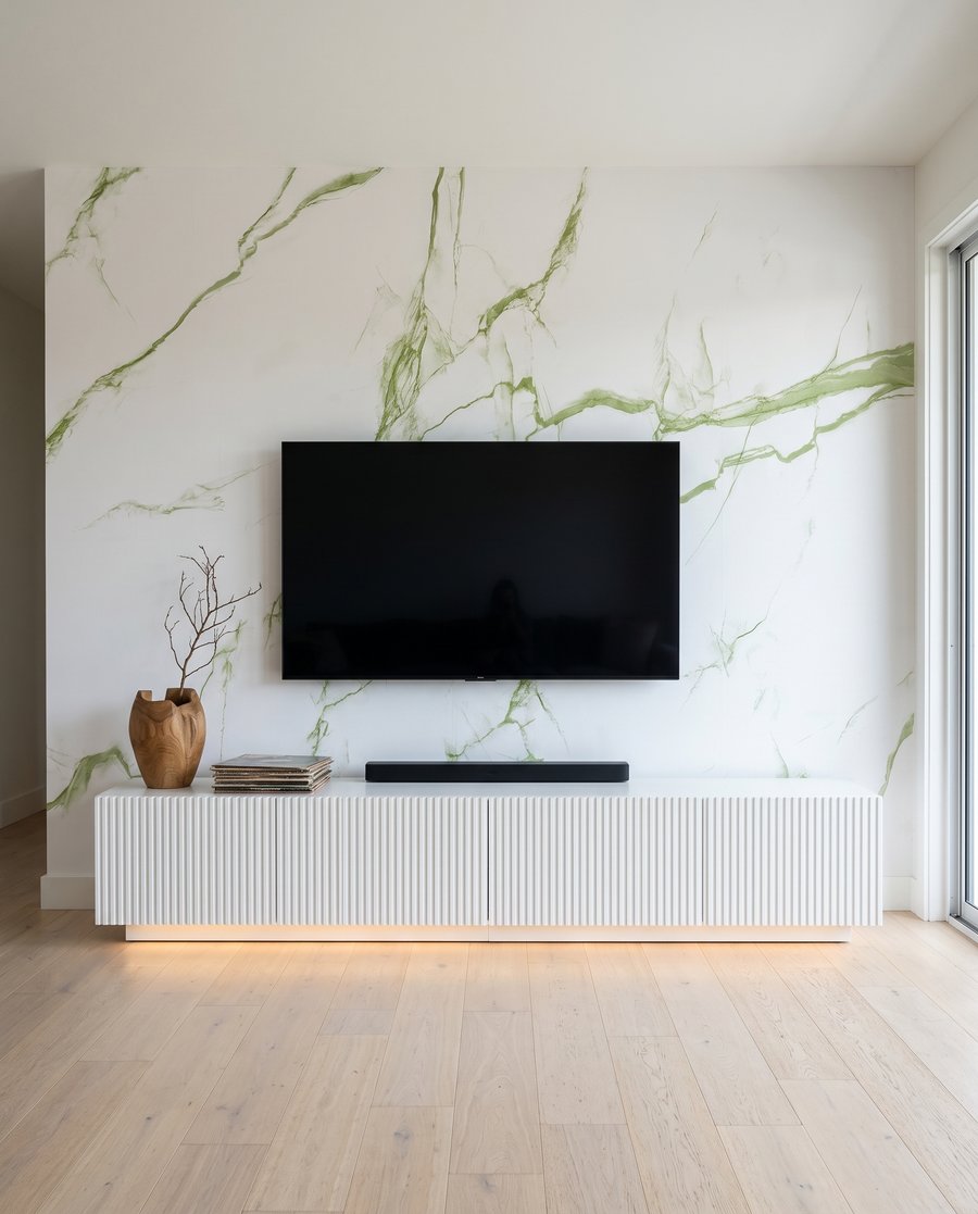 Vertakkende aders over kleur — interieur 1