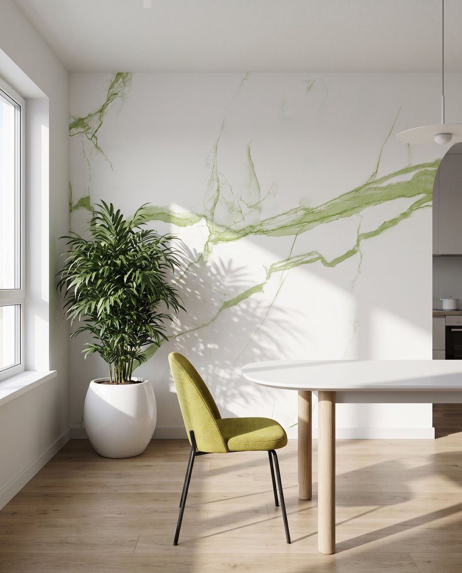 Vertakkende aders over kleur — interieur 5