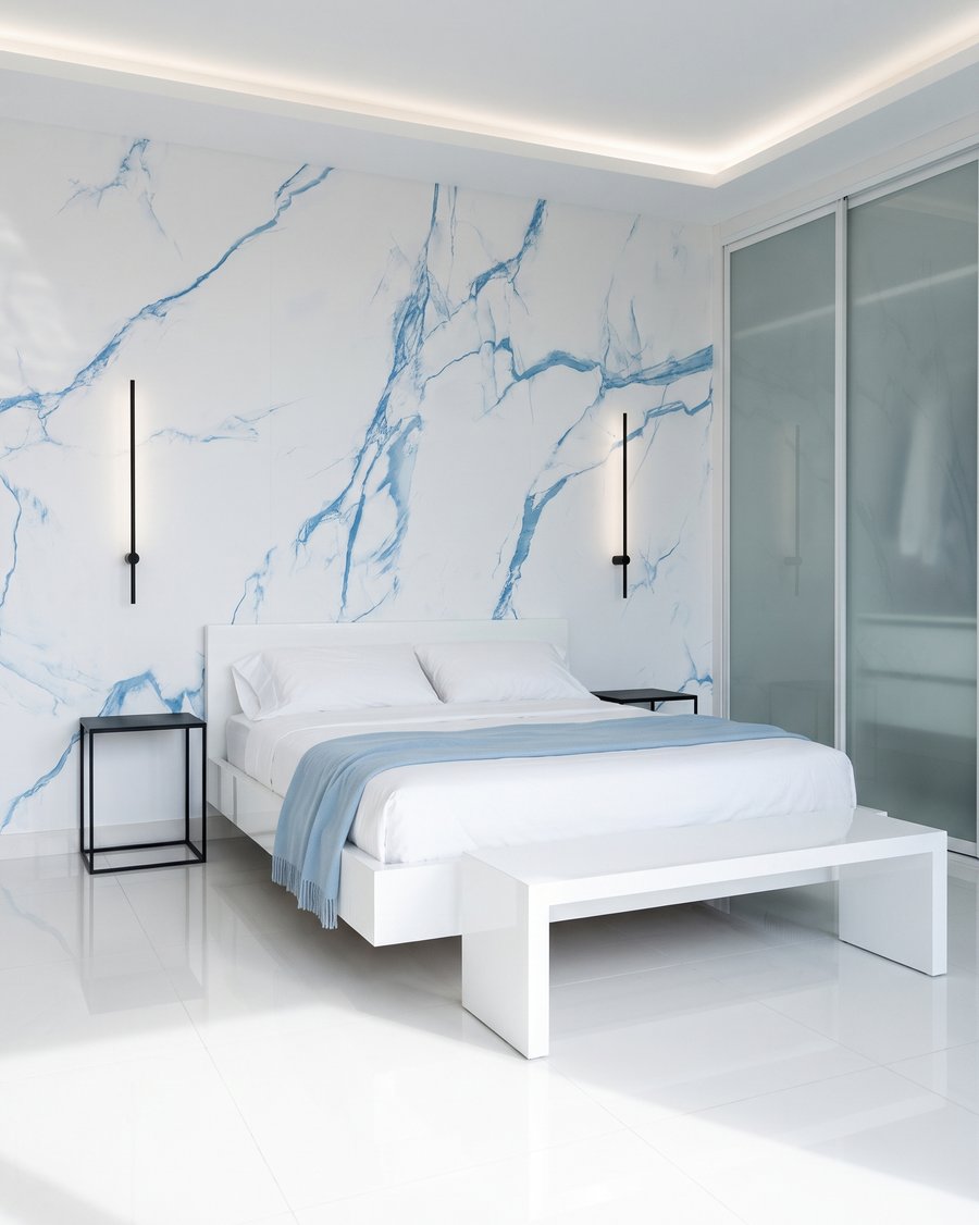 Vertakkende aders over kleur — interieur 2