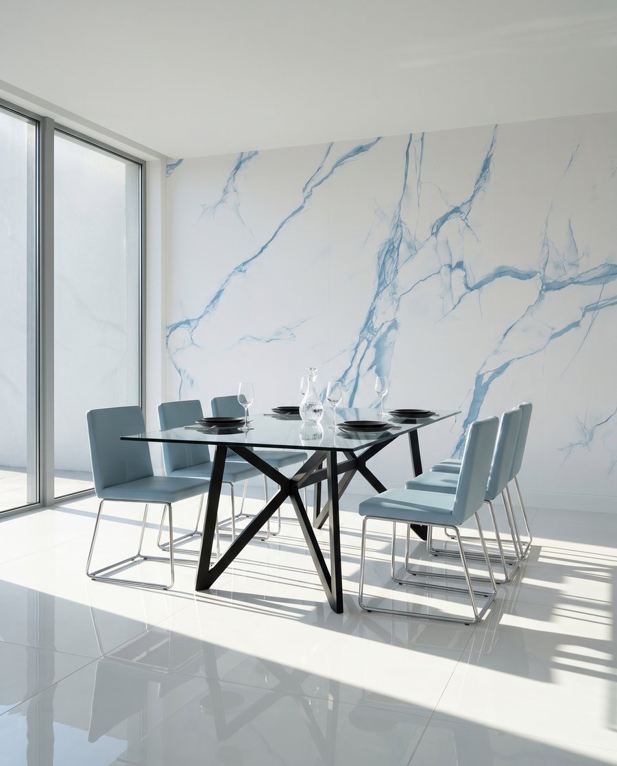Vertakkende aders over kleur — interieur 5