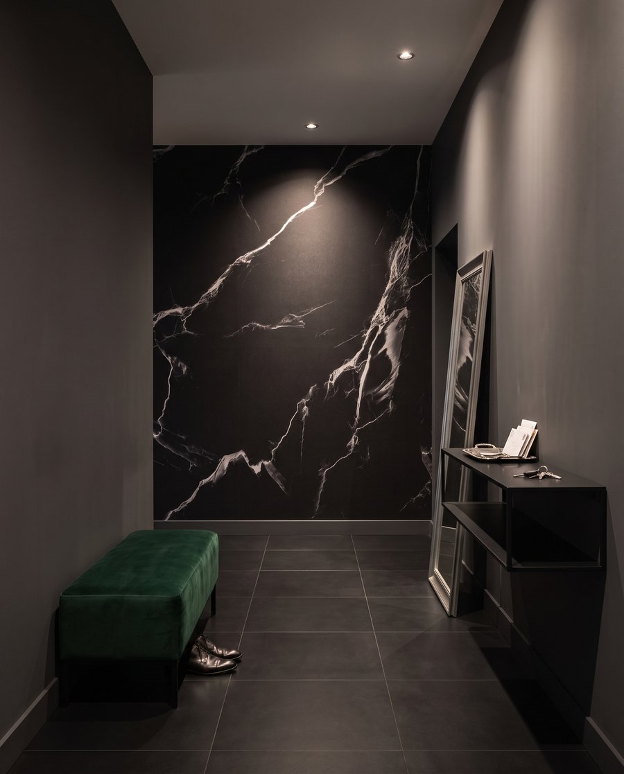 Vertakkende aders over kleur — interieur 6
